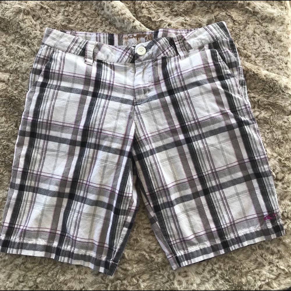 O’Neill plaid Bermuda shorts-9
